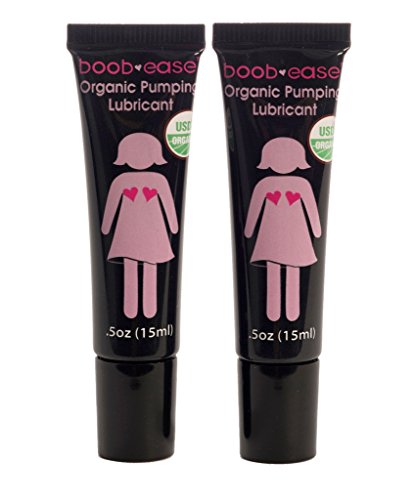 Bamboobies Organic Breast Pump Lubricant and Nipple Cream for Breastfeeding | 2 Tubes
