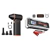 WOLFBOX 4000A Jump Starter,12V Car Battery Jump Starter with 65W Quick Charger & WOLFBOX MF50 Electric Air Duster-110000RPM Super Power Cordless Air Duster