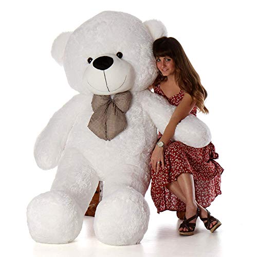 Toys&Games Teddy Bear for Girls, Panda Teddy Bears, tady Bears Toys Big Size Latest 4 feet White New Edition for Gifting 3