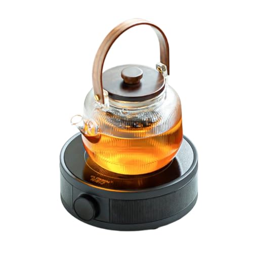 Tasse à thé et théière électrique en céramique avec infuseur en verre amovible
