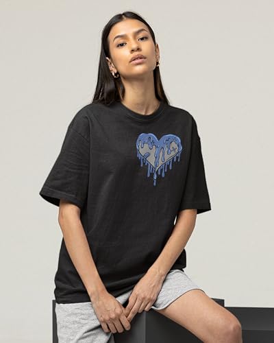 AJ 12 French Blue 12s Shirt, Dripping Heart, Shirts Match Sneakers 2D Sneaker T-Shirt Tee3