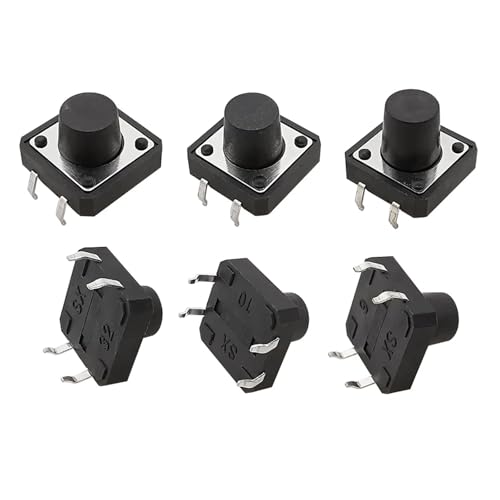 Interruptor de botón táctil de 12x12mm para reparar placas y solucionar fallos de pulsación 4