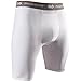 McDavid Youth Compression Support Shorts, White, Regular