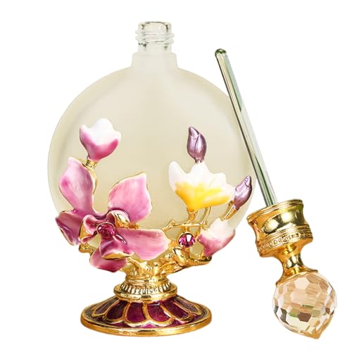 Joyeee Botellas de perfume de vidrio de 30 ml vacías con...