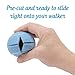 Bundle: Top Glides Pre-Cut Walker Tennis Ball Glides - 4 Pairs (Blue)
