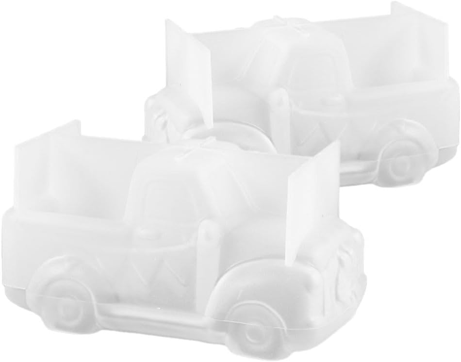 jojofuny 2Pcs Car Shape Silicone Planter Molds for DIY Resin Craft, Candle Holders & Home Decor, Perfect for Craft Enthusiasts & Gift Makers, Durable, Easy Release & Multi-Material Use for Car & Desk