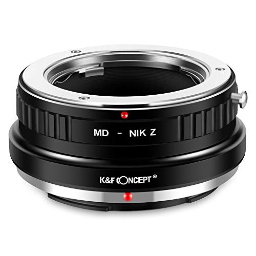 Bague MD vers Nikon Z K&F Concept adaptateur objectif Minolta MD pour boîtier photo Nikon Z