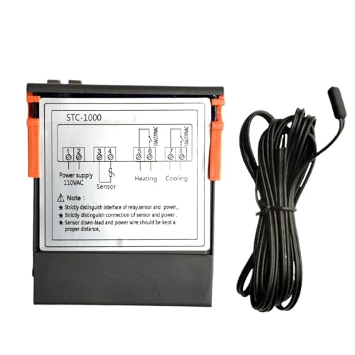 Termostato STC-1000 de 110V y 220V para control de frío y calor en acuarios