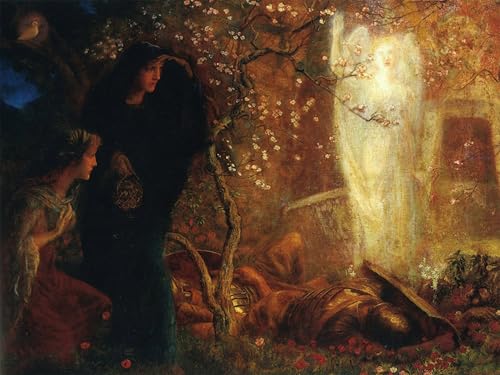 Pintura clásica sobre lienzo la prima Pasqua di Arthur cuadro decorativo salon 60x90cm
