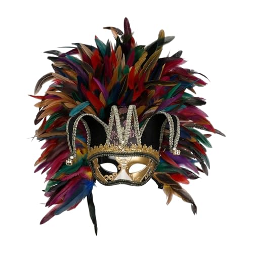 Masque de déguisement adulte confortable en métal noir or ne gâchant pas le maquillage