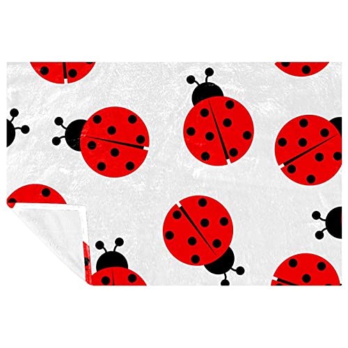 Couverture douce et chaude coccinelle pour des moments cocooning en famille - 2