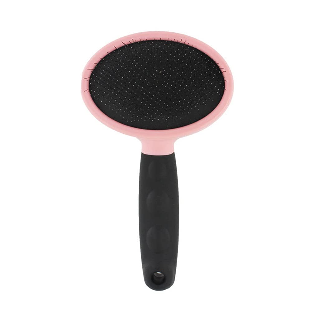 Pet Hair Trimmer Peine Perro Gatos Suministro de Aseo Cepillo Slicker Herramienta multifunción Pet Dog Práctica Aguja Peine Removedor de Pelo Rastrillo (Color : B) (A)