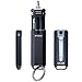 Lever Gear BitVault - Keychain Carry Case & Compact EDC Screwdriver. Waterproof Capsule Clips to Keychain, Belt or Pockets - Black