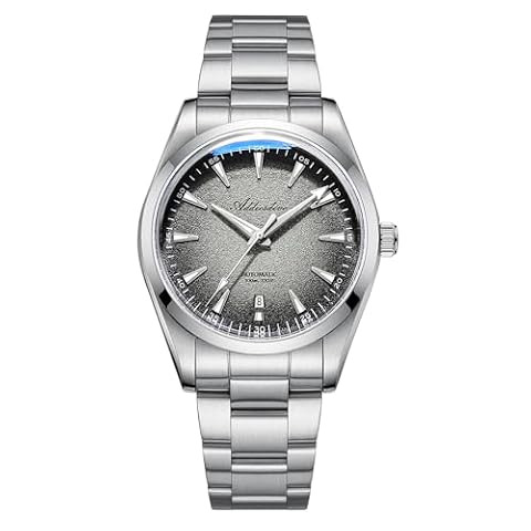 ADDIESDIVE Nowy MęSki Zegarek Automatyczny, Mechanizm 8215, Zegarek Mechaniczny, Tarcza Gradientowa, Luminescencyjny BGW9, SzkłO Mineralne K1, Wodoodporność 100 M, Zegarek Analogowy AD2527