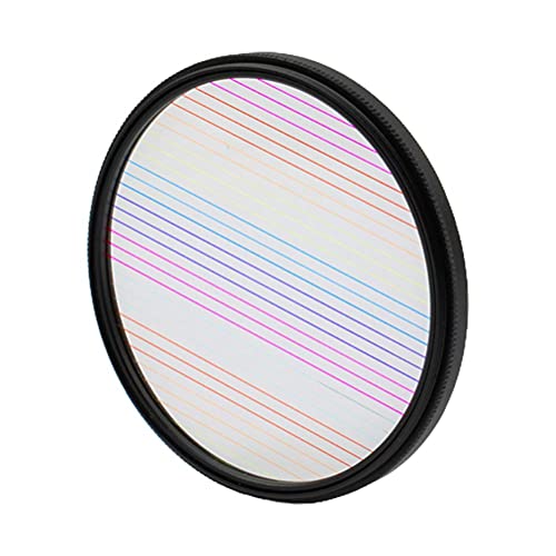 Wawogic Arcobaleno Blue Streak Filter Flare Obiettivo della Fotocamera Caleidoscopio di Vetro Prisma Fotografia Puntelli, Accessori per Filtri per Fotocamere, Accessori per Fotografia SLR