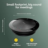 Jabra Speak 510 (2025 Edition) Portable USB Bluetooth Speaker, Black — image 5