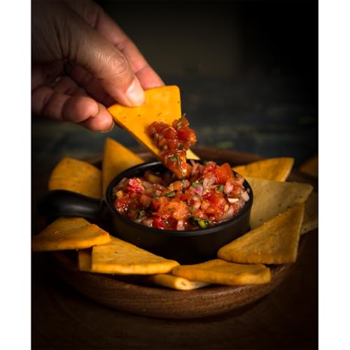 Image of Gourmade Soulful Snacking Pita Chips Olive & Herbs and Chipotle | Baked Pita Bread | Baked, 250g(each Pack 125g) |Dip Starter |Travel Snack|Mediterrianean Pita Bread |Nachos & Tortillas