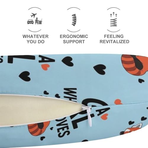 Almohada de memory foam para cuello U ergonómica miniatura 4