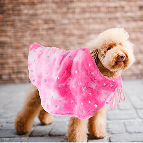 Disfraz Capa Navideña para Perro Rosa Talla S miniatura 6