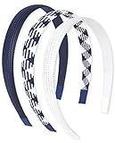 The Children's Place Girls' Headband 3-Pack, Navy/White-3 Pack, NO Size