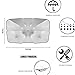 Produktbild MIAOJIE Auto Windschutzscheibe Sonnenschirm Faltbare Auto Sonnenschutz Frontscheibe Abdeckung Visier Regenschirm Blockhitze Wärme UV Schutz Cool Für Die Meisten,Big