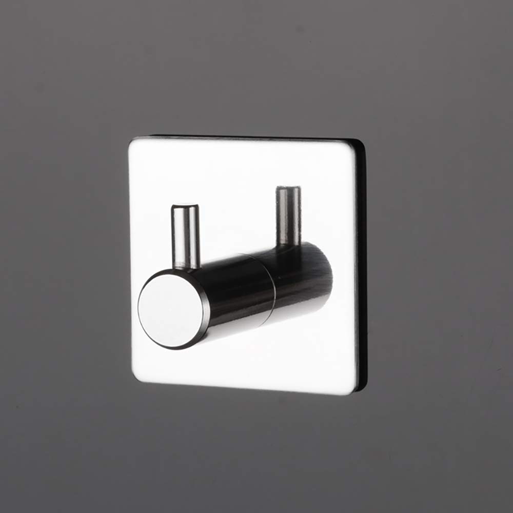 Lot De 4 Crochets Adhésifs Pour Serviette Sans Perçage - En