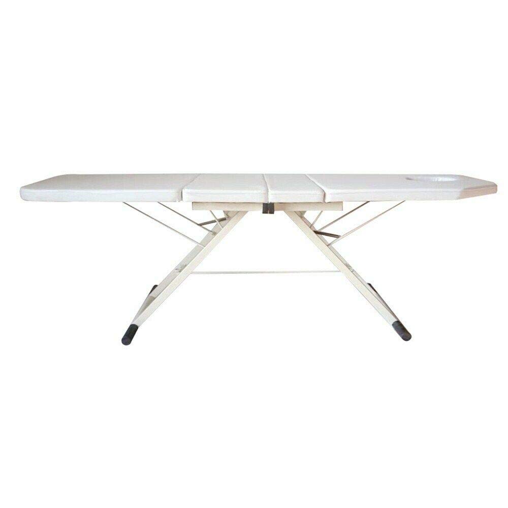 Mobile Massageliege, Klappbares Massage-Liegesessel, 182cm Massage-Liegesessel Mobile klappbar Massageliege Beauty Massage Couch Weiß