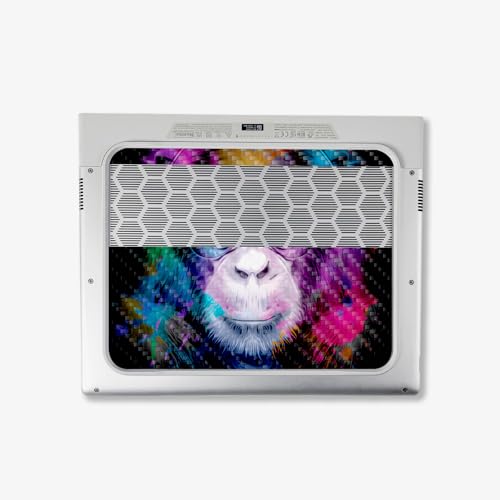 Image of MightySkins Carbon Fiber Skin Compatible with Alienware X14 R2 (2023) Full Wrap Kit - Neon Monkey | Protective, Durable Textured Carbon Fiber Finish | Easy to Apply & Change Styles | Made in The USA