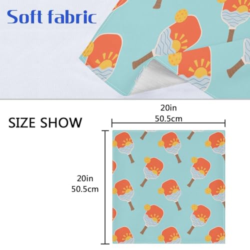 Servilletas de Tela Set de 6 Diseño Pickleball Sunset 20x20in miniatura 6