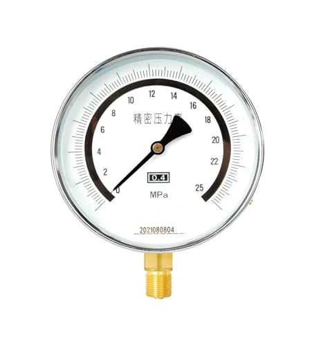 Manomètre de précision YB-150 radial 0-25 mpa classe 0.4 pour mesure de pression d'eau