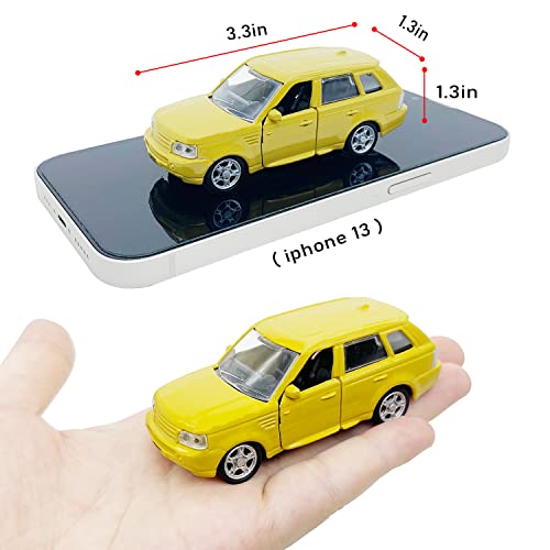 Weilaga 5 Pack Pull Back Private Cars, Die-Cast Metal Toy Vehicles With Openable Doors，Cupcake Topper For Kids Boys Girls #TOP4