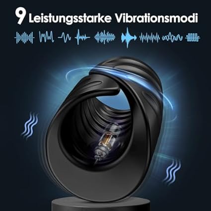 Automatico Masturbador Masculino Vibradorador Hombre Juguetes Sexuales con 9 Vibraciones & Aplicaciones Juguetes Eróticos para Pareja Sexuales Masturbádores Masculino Electrico Entrenador de Pene