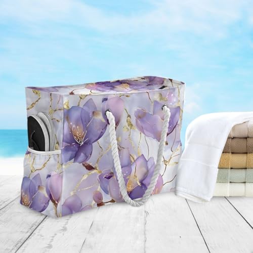 Image of senya Large Beach Bags Totes Swim Canvas Tote Shoulder Bag Water Resistant Bags for Gym Travel Daily