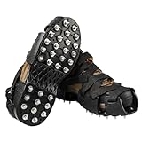 Epoxy Floor Spiked Shoes, 99% Pre-Installed Gunite Flooring Coating Spiked Shoes with 0.47' Short Spikes for Resinous Coatings, Garage Epoxy Floor, Overlays, Cover Installation, Ice Crampons