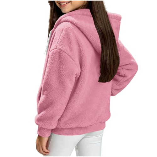 Piuwrlz Girls Full Zip Hooded Fleece Jacket Warm Winter Coat - image 3