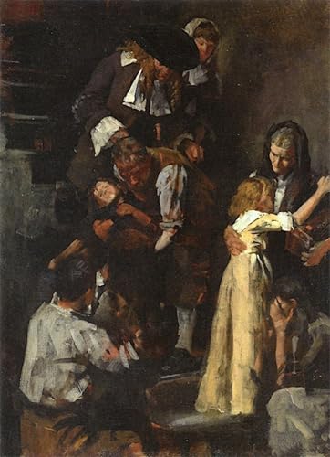 Poster Grand Incendie de Londres Stanhope Forbes décoration murale pour étude