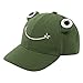 Rebecca Giovacker Adult Unisex Cute Frog Embroidered Baseball Cap Adjustable Sunhat Ponytail Hat