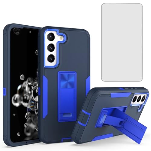 Coque Galaxy S22 Samsung 5G SM-S901U avec verre trempé et protection antichoc intégrée