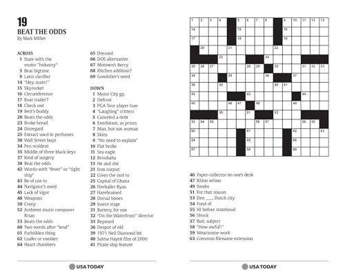 Image of USA TODAY Crossword 2: 200 Puzzles from The Nations No. 1 Newspaper (USA Today Puzzles) (Volume 17)