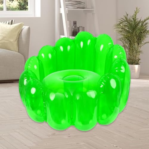 Sofá inflable resistente al agua y portátil para asientos llenos de aire en camping 6