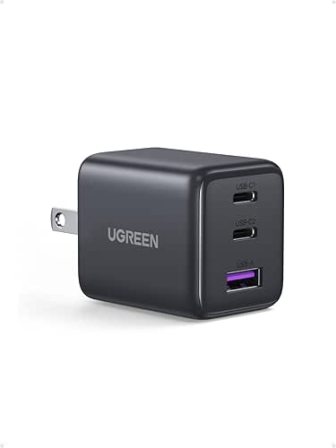 UGREEN 3-Port 30W USB C Charger, GaN II Compact iPhone