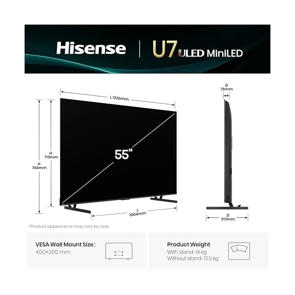 Hisense 55U7Q TV 139,7 cm [55] 4K Ult - Image 3
