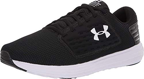 Under Armour Men's Surge Special Edition Running Shoe, Black (001)/White, 9.5