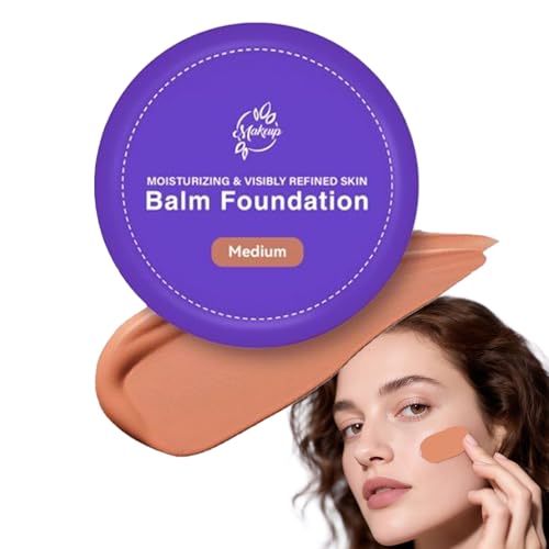 Base de maquillaje compacta en crema, 20 g, corrector facial, acabado natural
