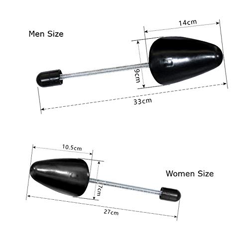Embauchoirs à chaussures anti-plis avec ressorts tendeurs de forme noir 38-39 - 3