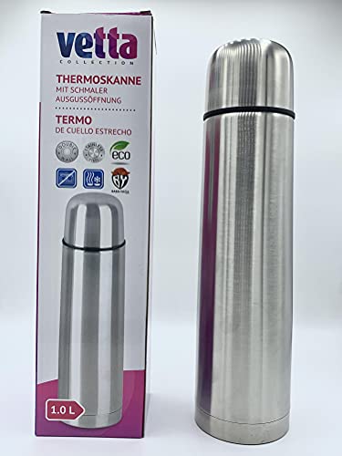 Vetta Collection Thermoskanne, 1 l, Edelstahl Cover