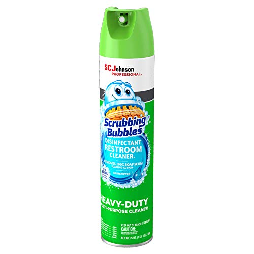SC Johnson Professional SCRUBBING BUBBLES Disinfectant Aerosol, 25 Fl Ounce (Pack of 12)