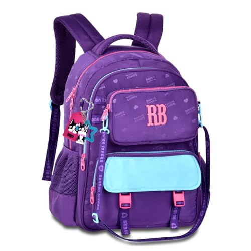 Mochila de Costas Rebecca Bonbon Urban Mix 2 em 1 RB26227 Com Bolsinha Removível (Roxo)