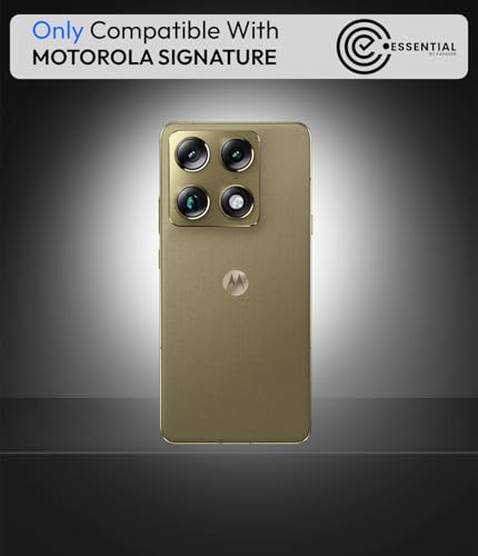 Image of KAPAVER Essential Back Cover Case Compatible with Moto Signature - Magnetic Black (PC+TPU) (Moto Signature - Magnetic Black)