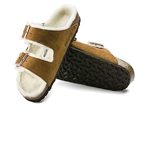 Birkenstock Unisex Sandals Slippers, Brown Mink, 6 US Men4